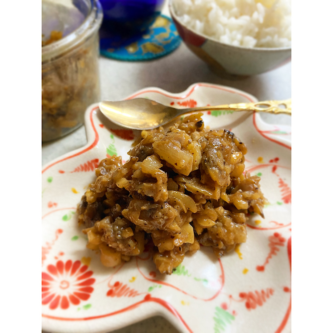 あさりとピーナッツのガリバタ佃煮