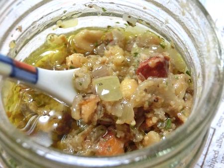 ナッツ玉ねぎ味噌オイル漬け