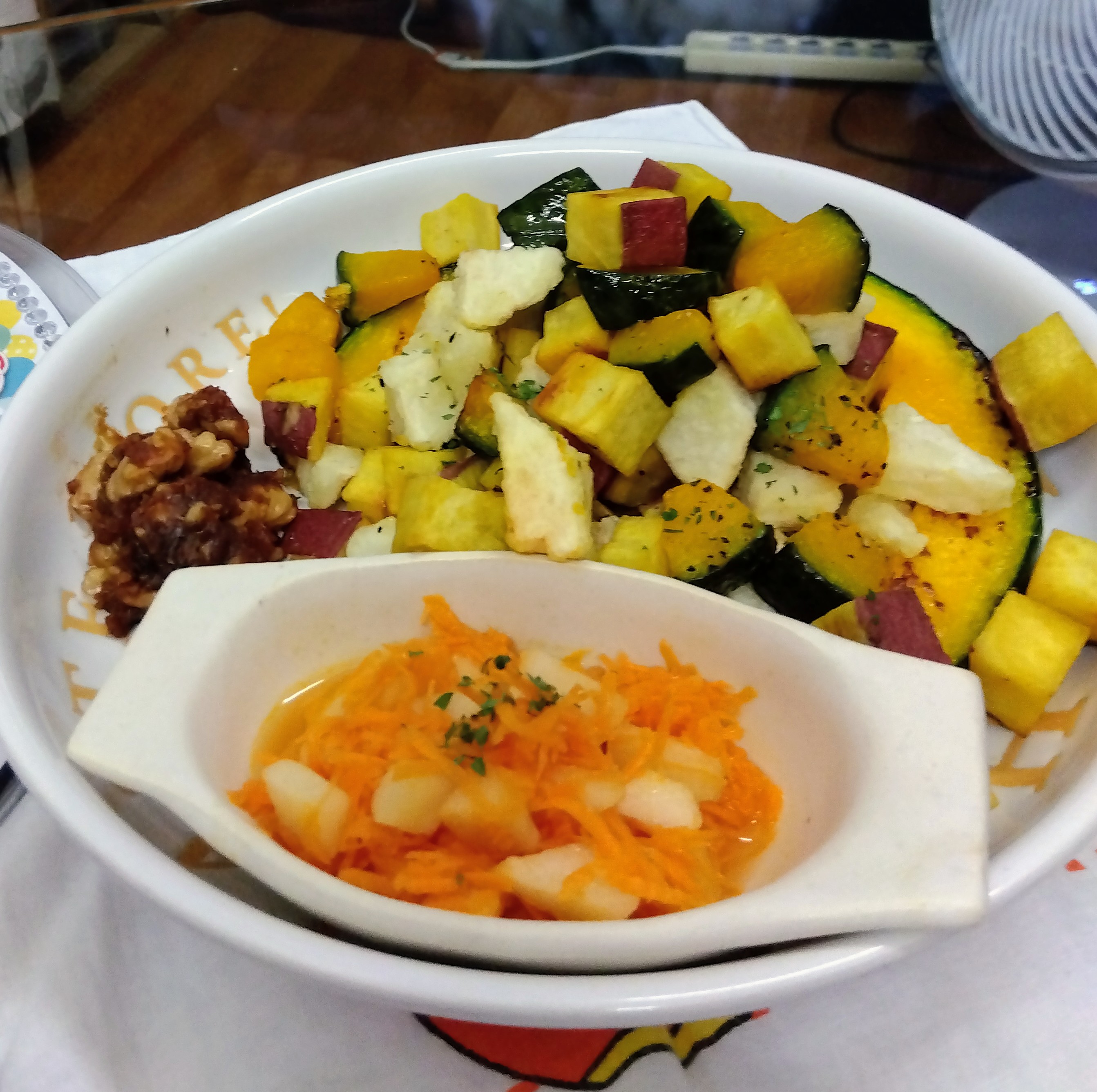 皮ごと野菜で栄養満点プレート