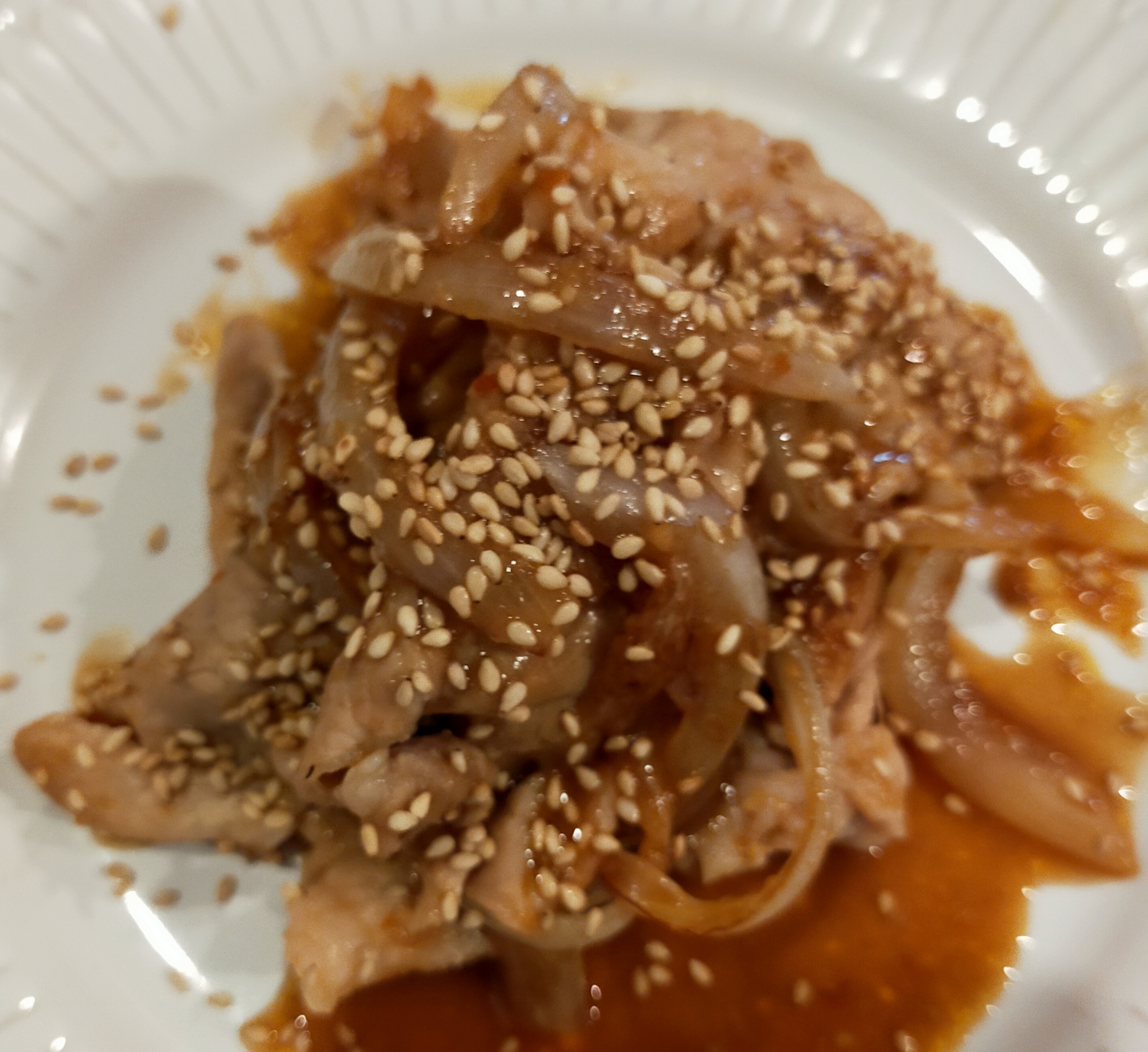 味噌󠄀だれからむトントン焼きしゃぶ☆