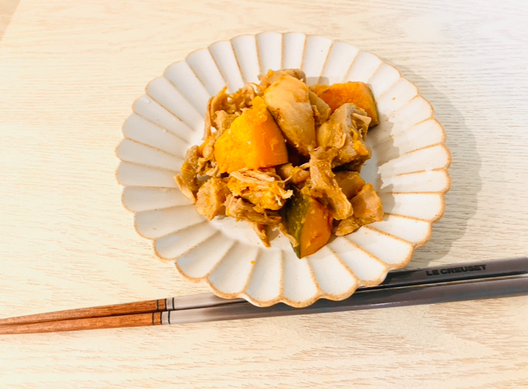 減塩！海苔薫る鶏肉とお野菜の旨煮