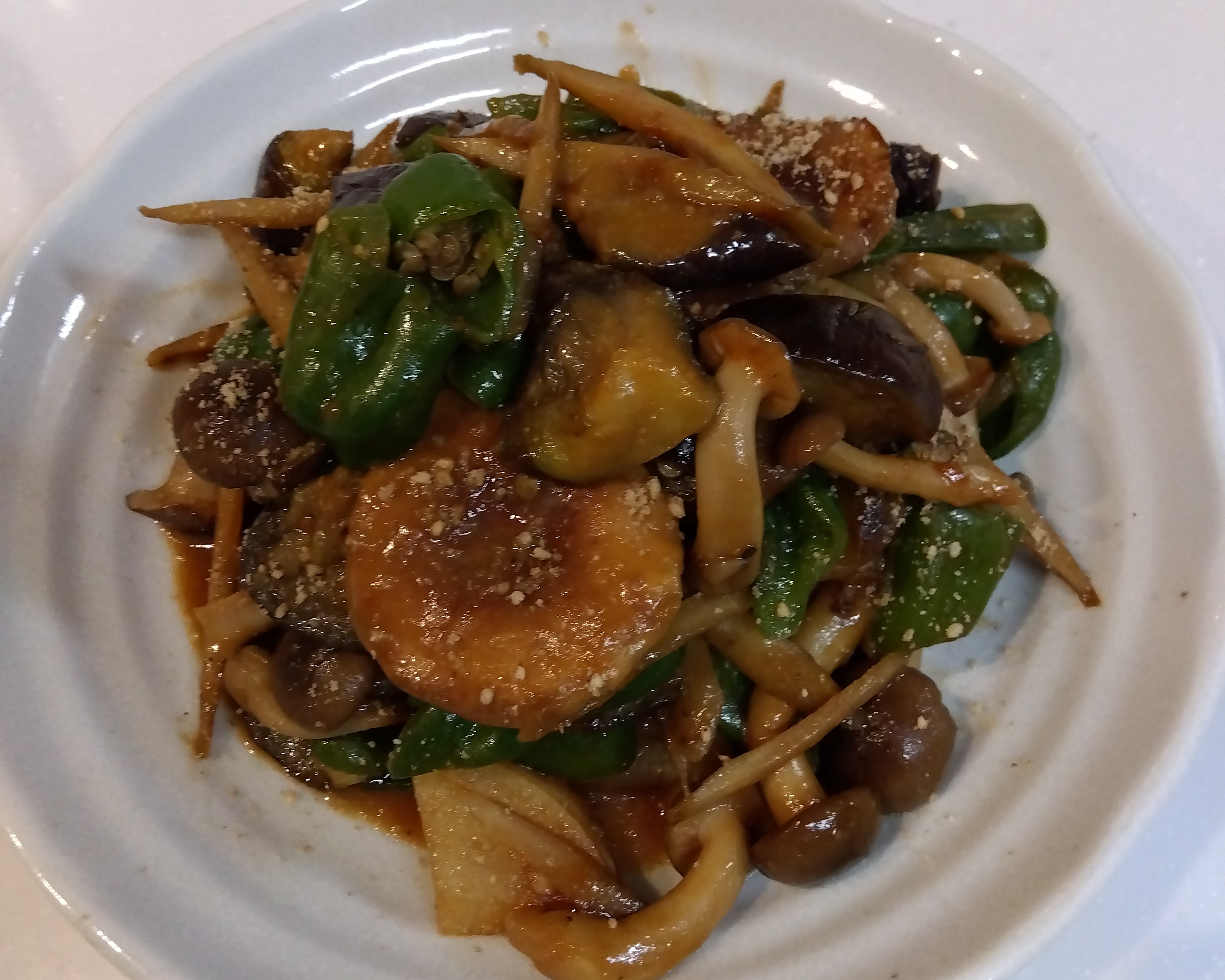 多古米が恋しくなる濃い味噌炒め