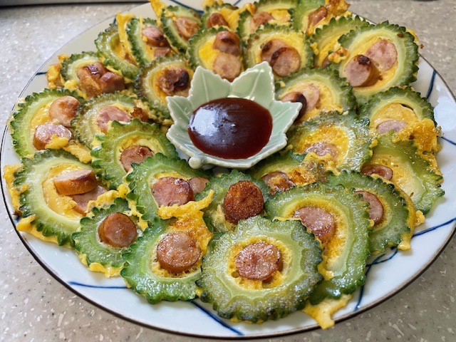 ゴーヤーとウィンナーのジョン