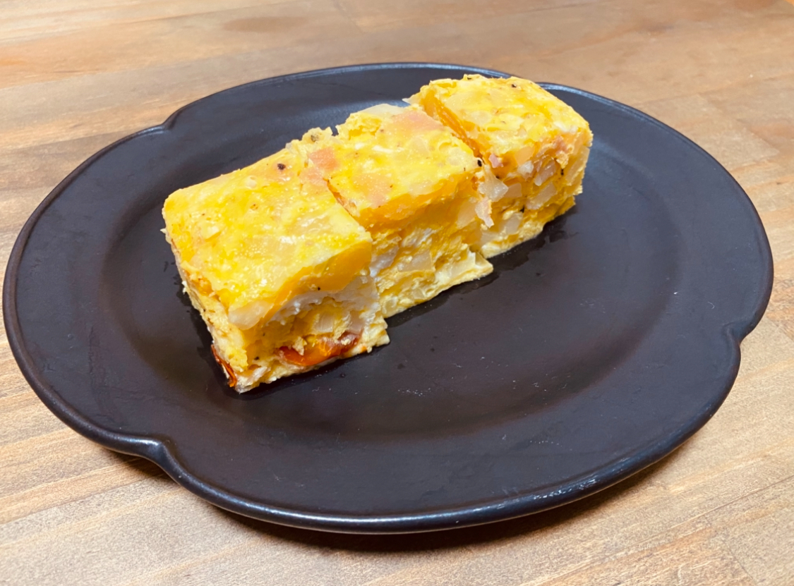 彩スパニッシュオムレツ