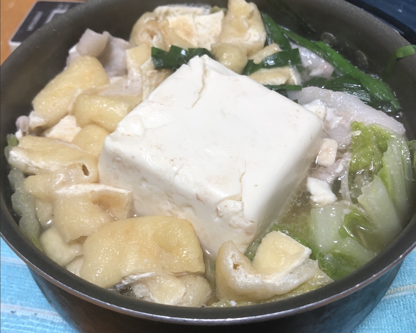 具沢山湯豆腐？鍋？