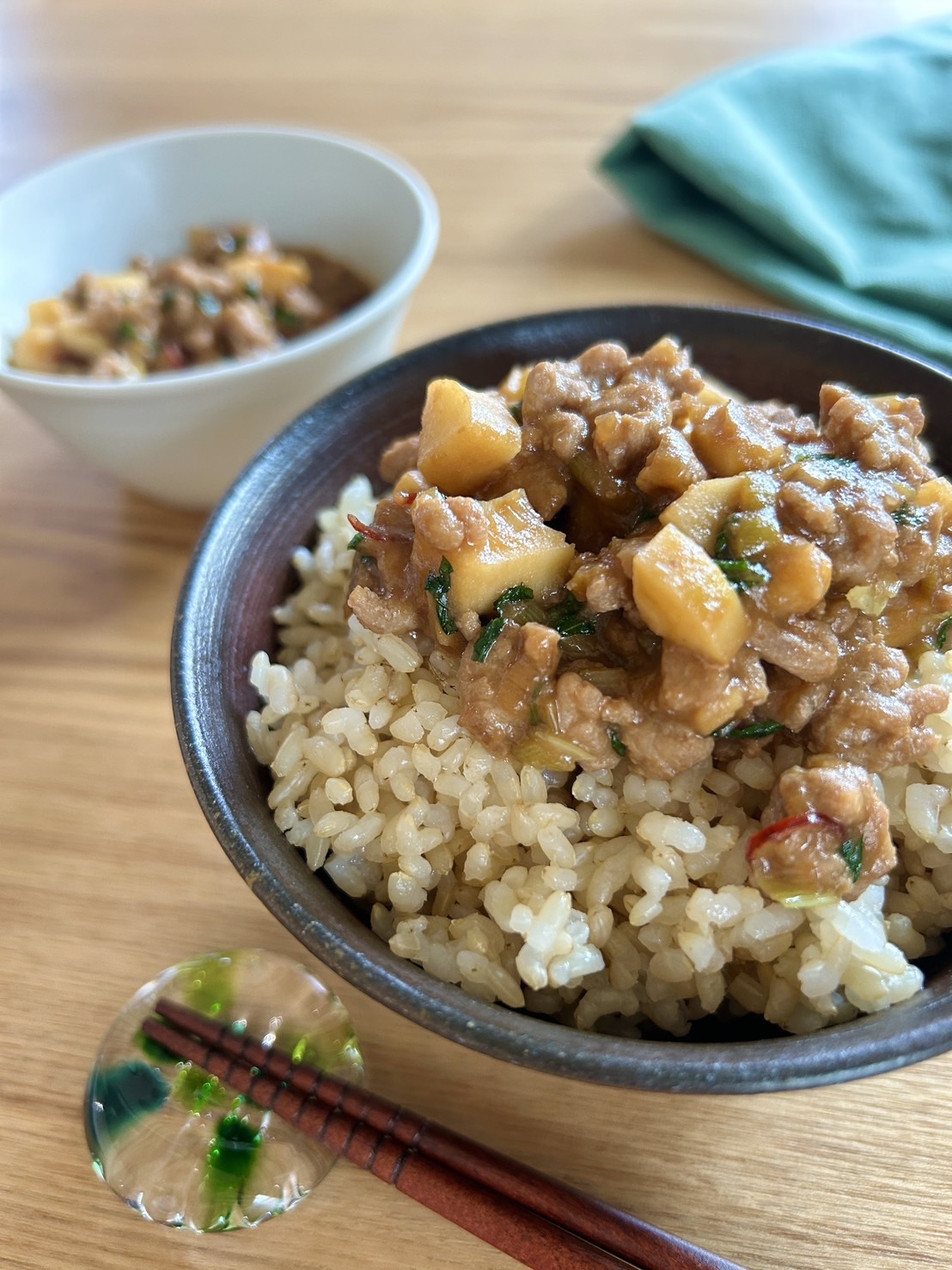 香味野菜香る！大葉と大和芋のご馳走肉味噌
